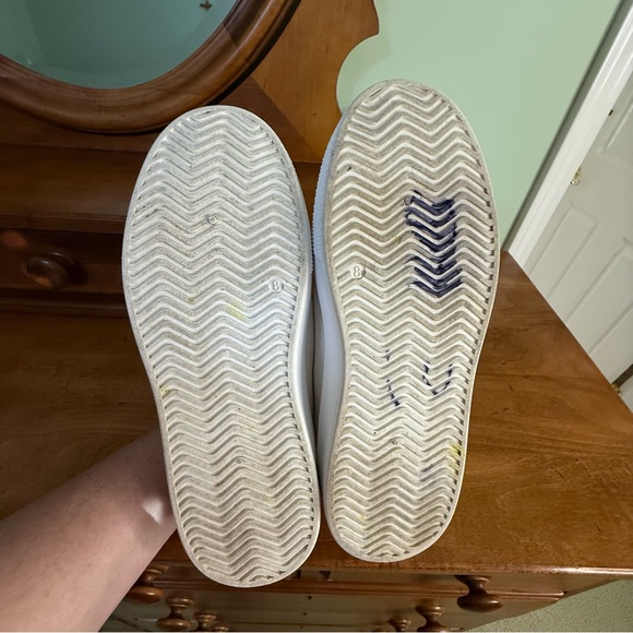 Vintage Havana Ream white platform sneakers woman 8 star leather lace up - Picture 9 of 9